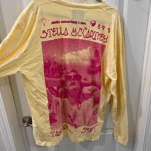 Stella McCartney X Taylor Swift yellow long sleeve tee XXL